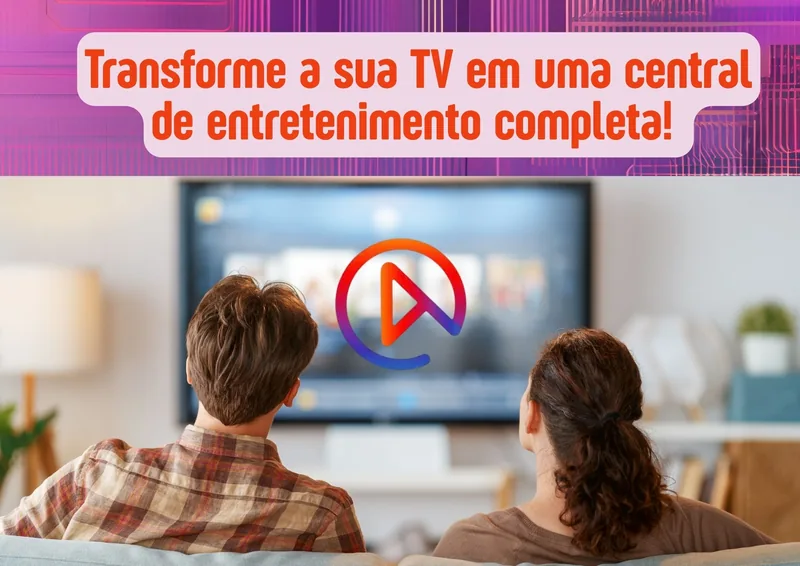 Banner descrevendo possibilidades do UniTV para TV